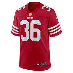 Marques Sigle San Francisco 49ers Team Game Jersey - Scarlet Jerseys