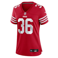 Marques Sigle San Francisco 49ers Women's Team Game Jersey - Scarlet Jerseys