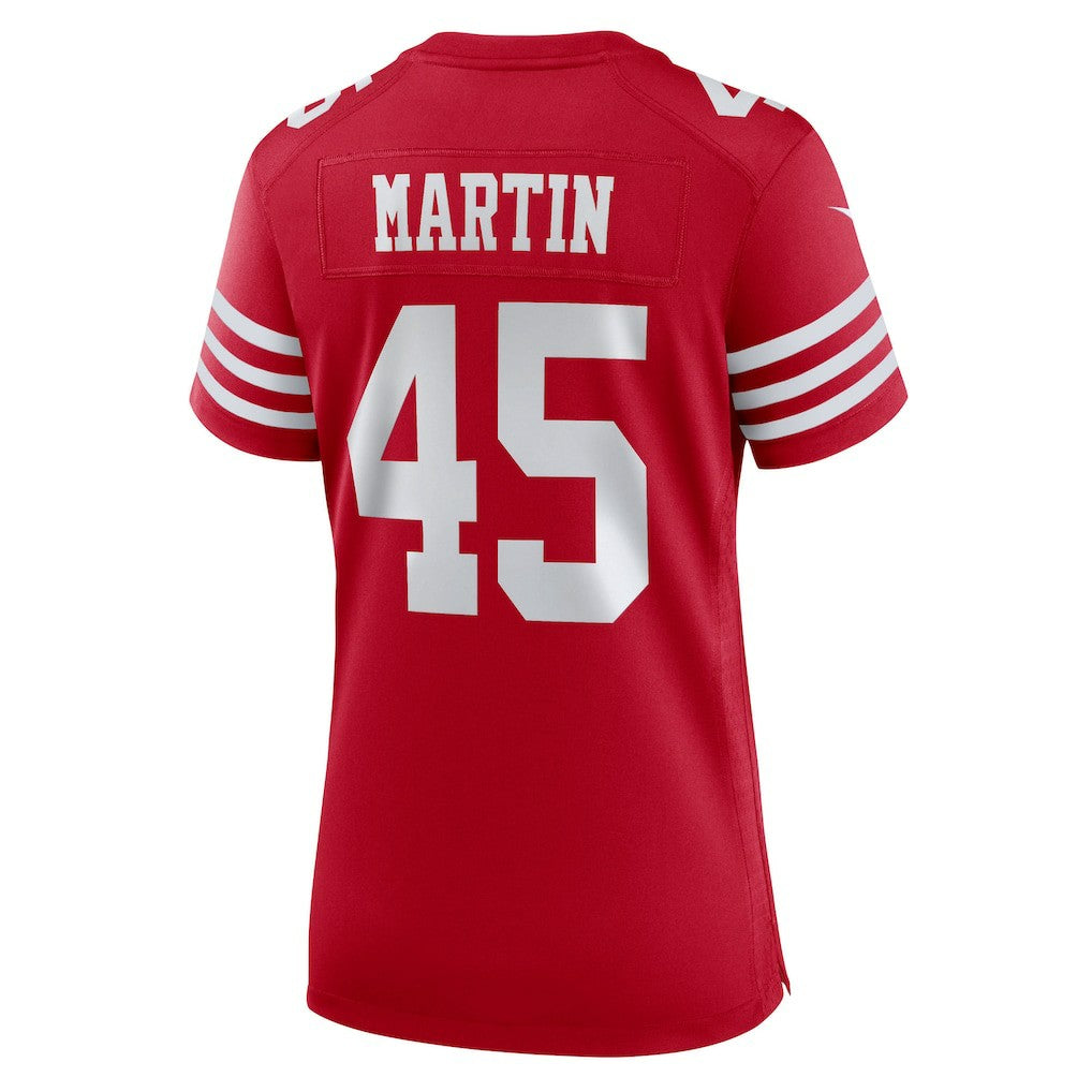 Nick Martin San Francisco 49ers Women's Team Game Jersey - Scarlet Jerseys