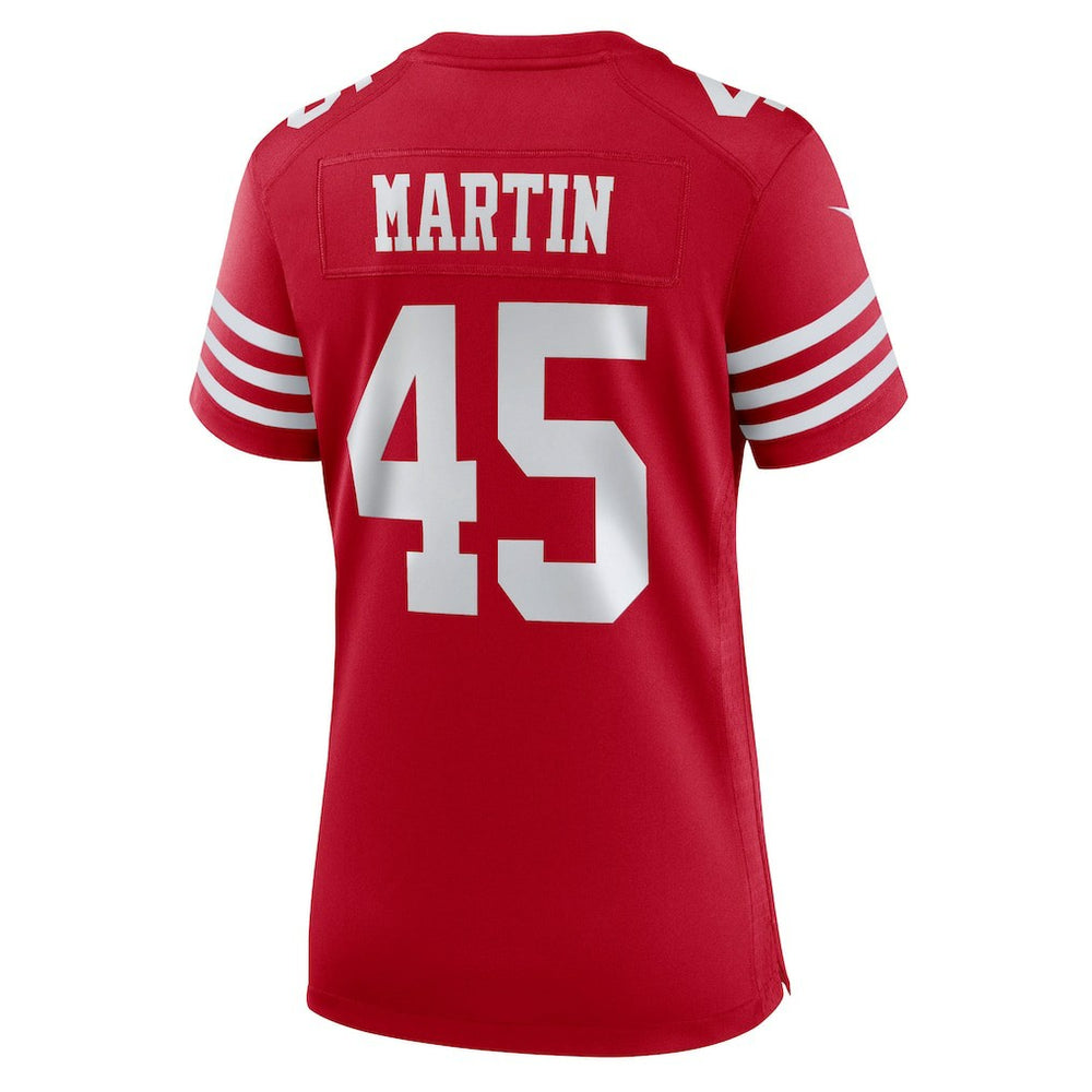 Nick Martin San Francisco 49ers Women's Team Game Jersey - Scarlet Jerseys