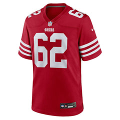 Austen Pleasants San Francisco 49ers Team Game Jersey - Scarlet Jerseys
