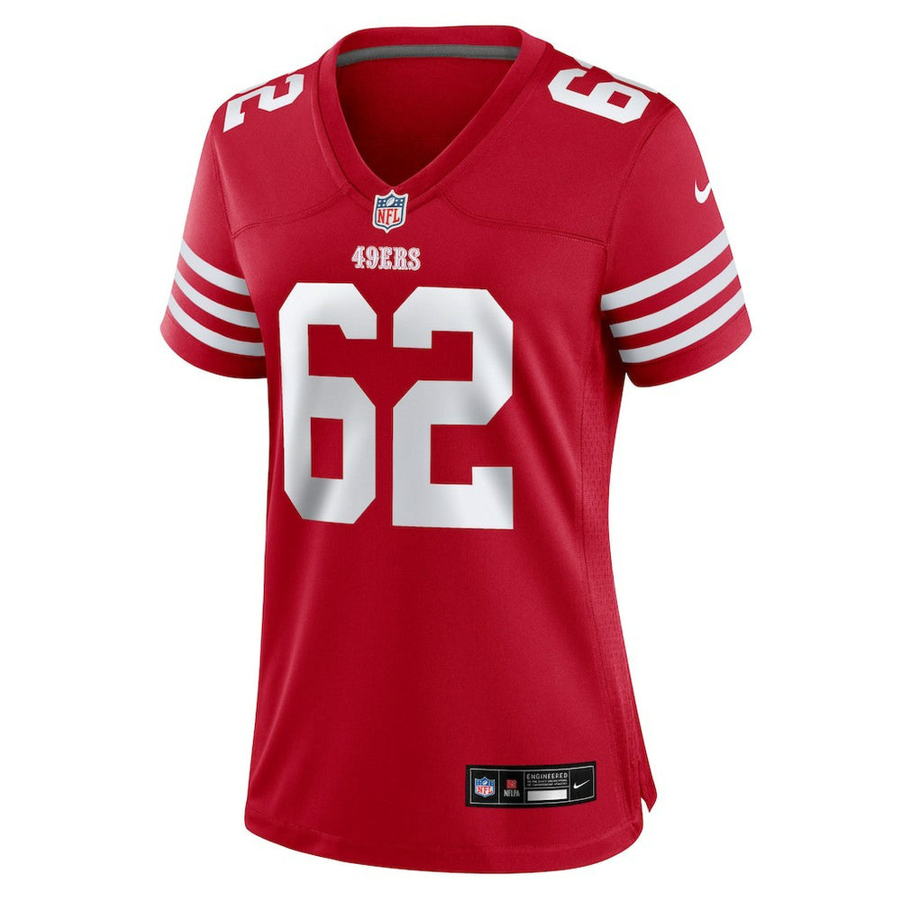 Austen Pleasants San Francisco 49ers Women's Team Game Jersey - Scarlet Jerseys