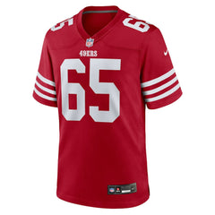 Drew Moss San Francisco 49ers Team Game Jersey - Scarlet Jerseys
