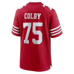 Connor Colby San Francisco 49ers Team Game Jersey - Scarlet Jerseys