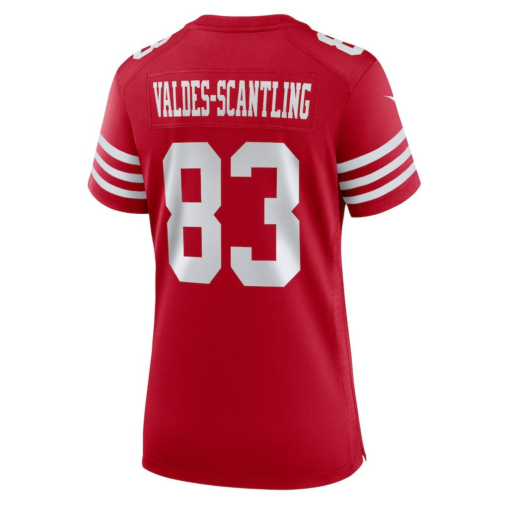 Marquez Valdes-Scantling San Francisco 49ers Women's Team Game Jersey - Scarlet Jerseys