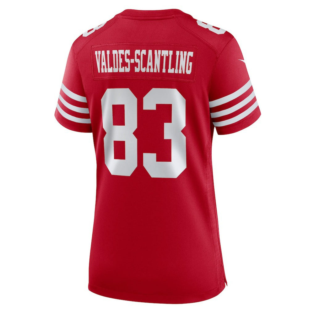 Marquez Valdes-Scantling San Francisco 49ers Women's Team Game Jersey - Scarlet Jerseys