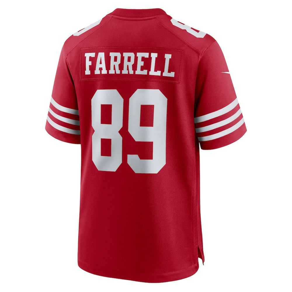 Luke Farrell San Francisco 49ers Team Game Jersey - Scarlet Jerseys