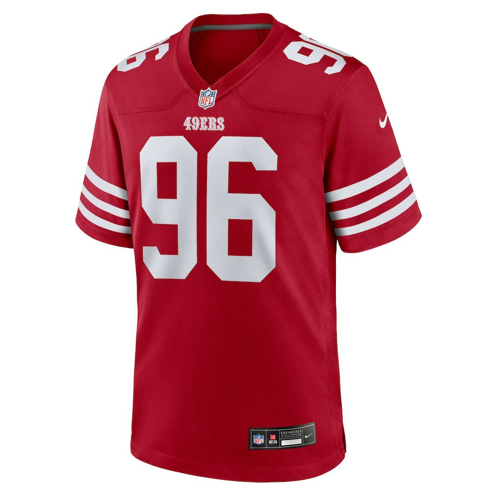 Jordan Jefferson San Francisco 49ers Team Game Jersey - Scarlet Jerseys