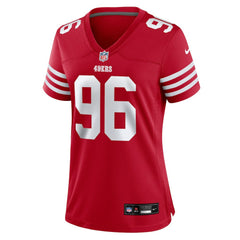 Jordan Jefferson San Francisco 49ers Women's Team Game Jersey - Scarlet Jerseys