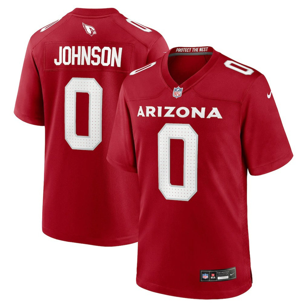 Will Johnson Arizona Cardinals Team Game Jersey - Cardinal Jerseys