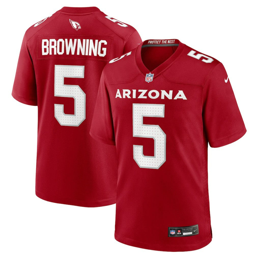 Baron Browning Arizona Cardinals Team Game Jersey - Cardinal Jerseys