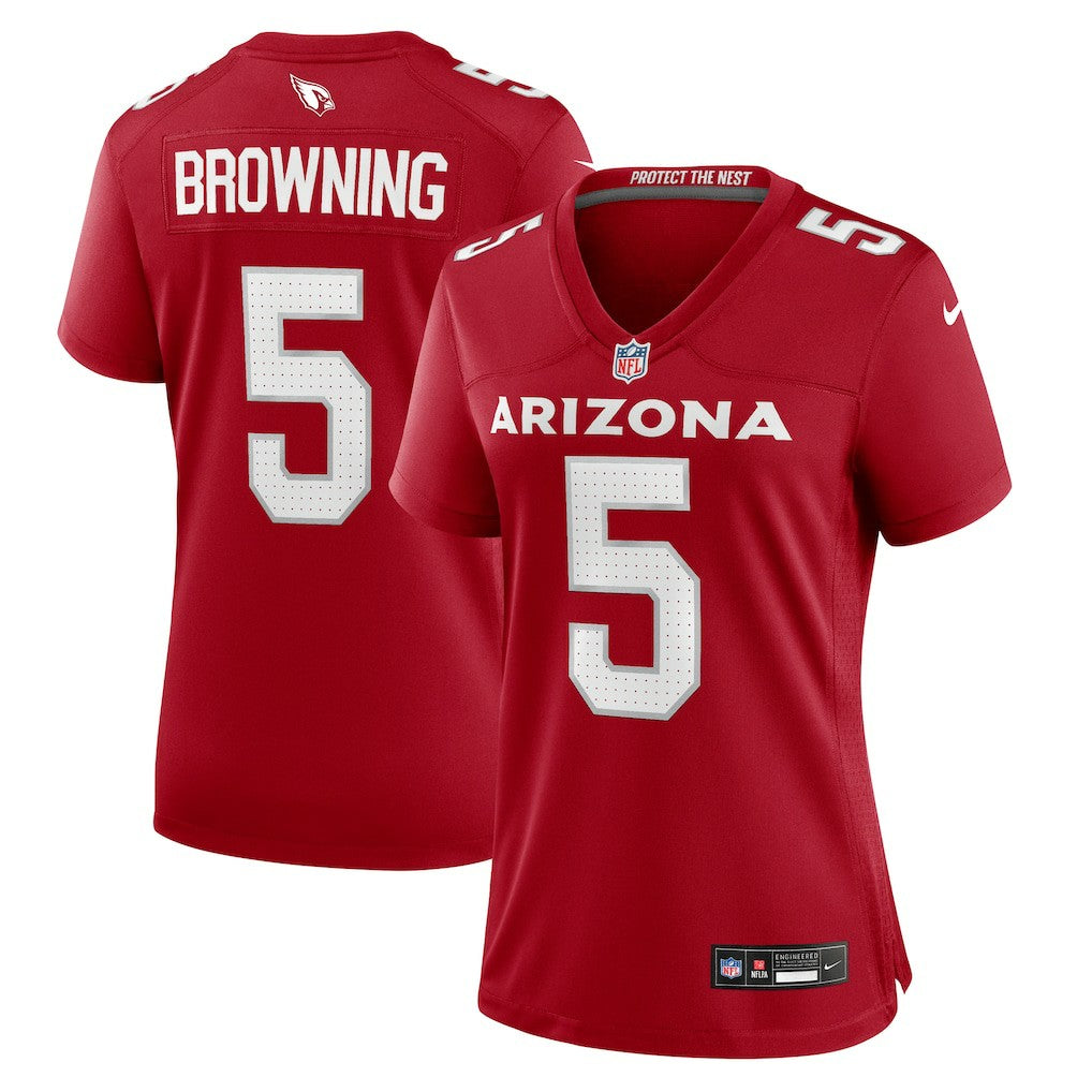 Baron Browning Arizona Cardinals Women's Team Game Jersey - Cardinal Jerseys