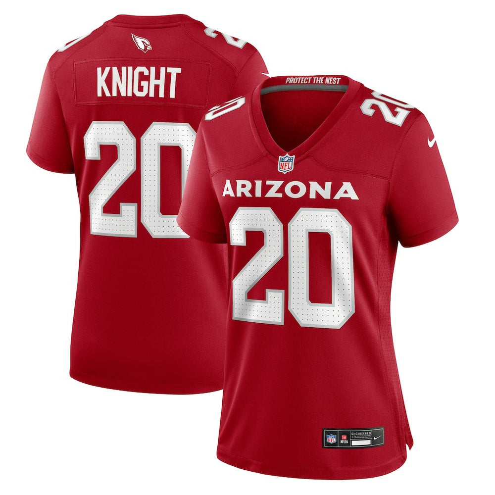 Zonovan Knight Arizona Cardinals Women's Team Game Jersey - Cardinal Jerseys
