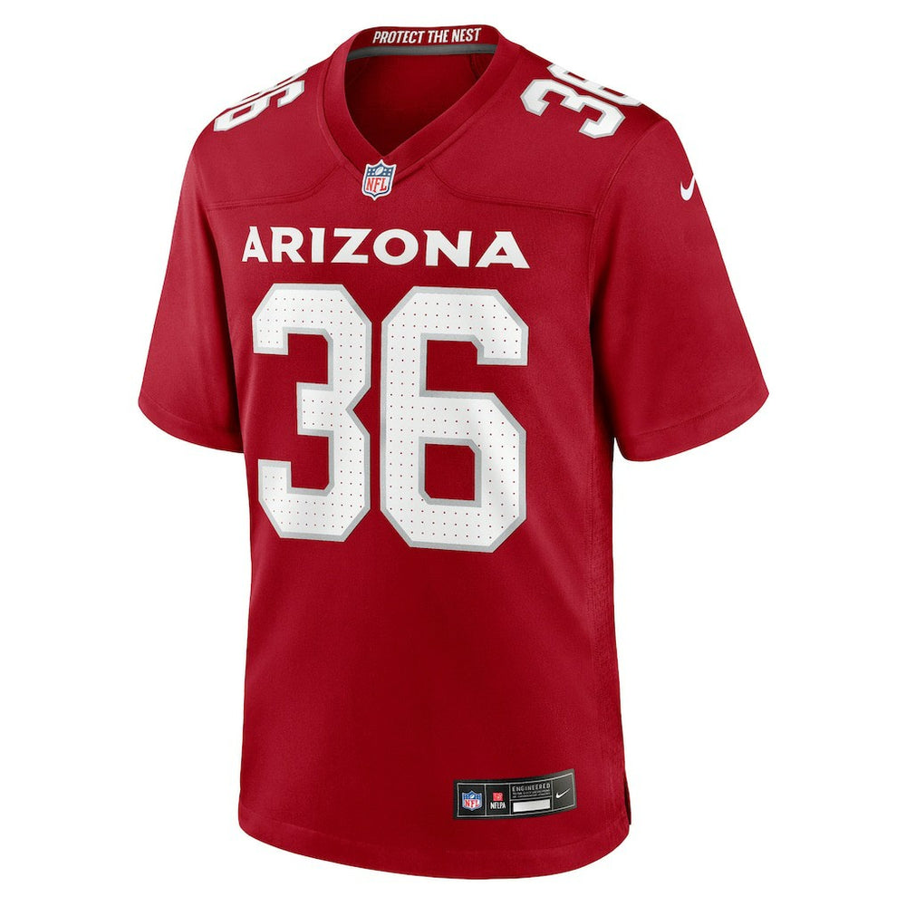 Kitan Crawford Arizona Cardinals Team Game Jersey - Cardinal Jerseys
