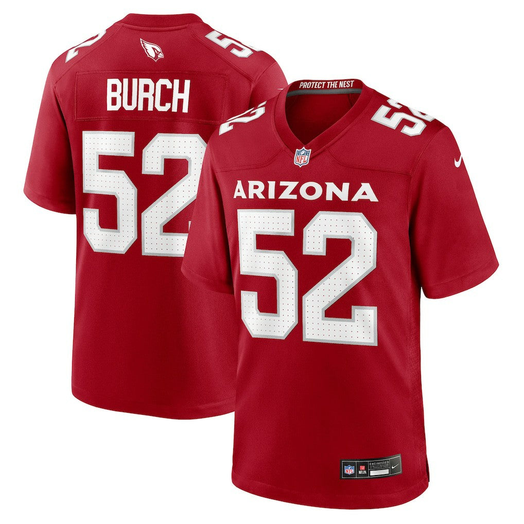Jordan Burch Arizona Cardinals Team Game Jersey - Cardinal Jerseys