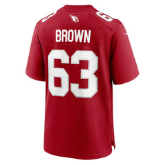 Evan Brown Arizona Cardinals Team Game Jersey - Cardinal Jerseys