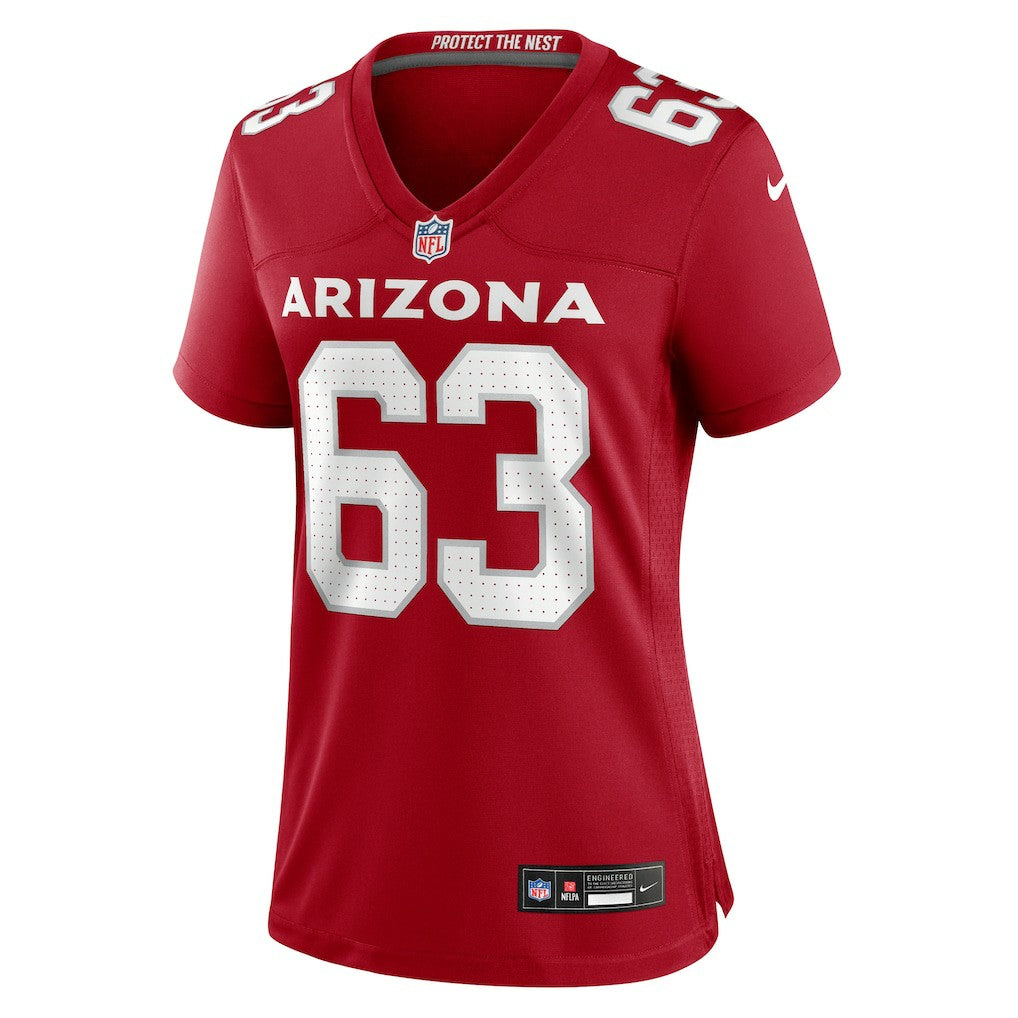 Evan Brown Arizona Cardinals Women's Team Game Jersey - Cardinal Jerseys