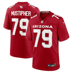 PJ Mustipher Arizona Cardinals Team Game Jersey - Cardinal Jerseys