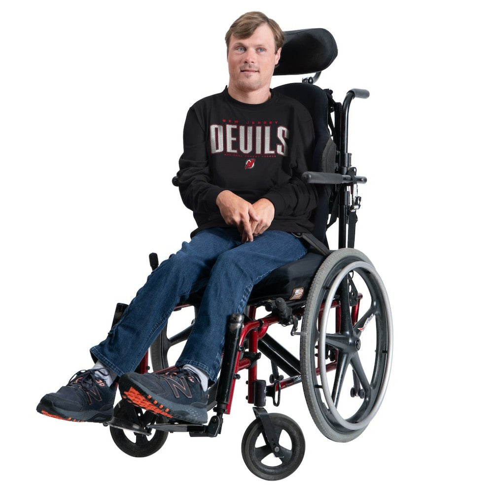 New Jersey Devils G-III Sports by Carl Banks Adaptive Mesh Effect Long Sleeve T-Shirt - Black | US 203456846