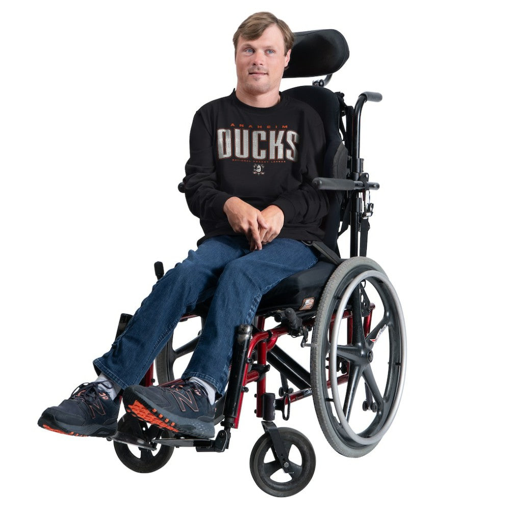 Anaheim Ducks G-III Sports by Carl Banks Adaptive Mesh Effect Long Sleeve T-Shirt - Black | US 203456852