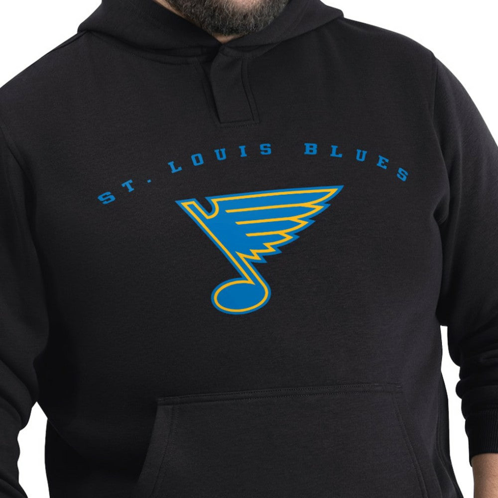 St. Louis Blues G-III Sports by Carl Banks Adaptive Classic Team Arc Fleece Hoodie - Black | US 203456956