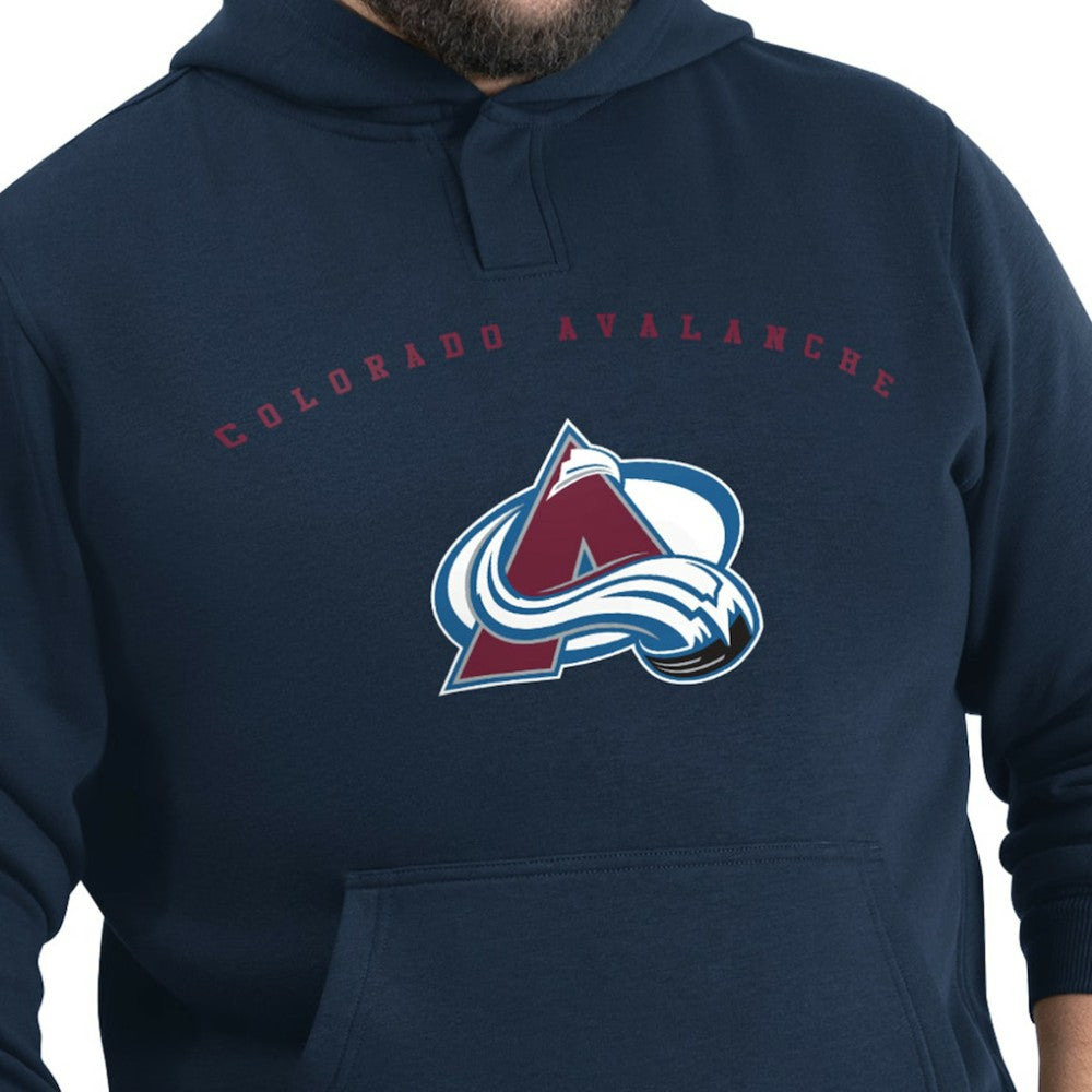 Colorado Avalanche G-III Sports by Carl Banks Adaptive Classic Team Arc Fleece Hoodie - Navy | US 203456958