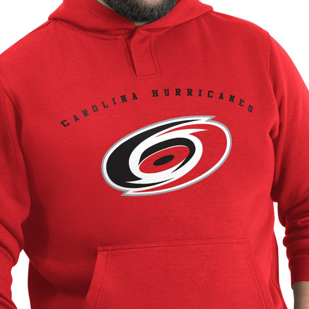 Carolina Hurricanes G-III Sports by Carl Banks Adaptive Classic Team Arc Fleece Hoodie - Red | US 203456961