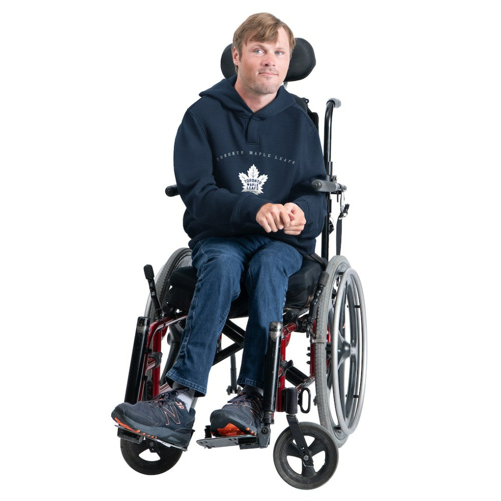 Toronto Maple Leafs G-III Sports by Carl Banks Adaptive Classic Team Arc Fleece Hoodie - Navy | US 203456969