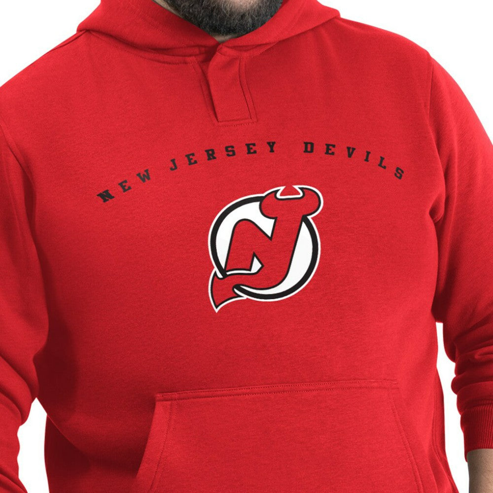 New Jersey Devils G-III Sports by Carl Banks Adaptive Classic Team Arc Fleece Hoodie - Red | US 203456970