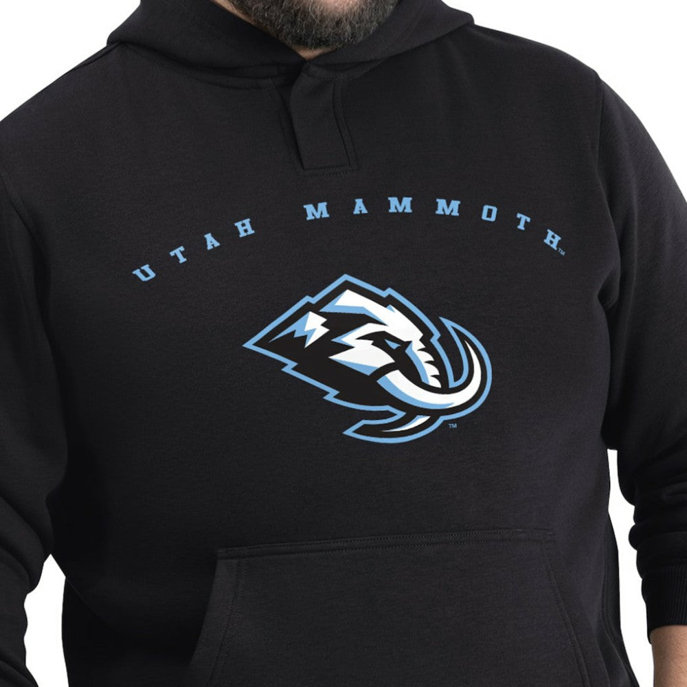 Utah Mammoth G-III Sports by Carl Banks Adaptive Classic Team Arc Fleece Hoodie - Black | US 203456982