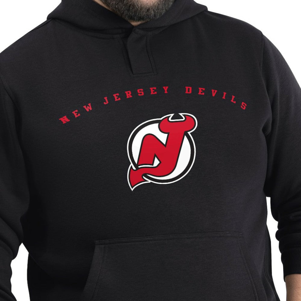 New Jersey Devils G-III Sports by Carl Banks Adaptive Classic Team Arc Fleece Hoodie - Black | US 203456983