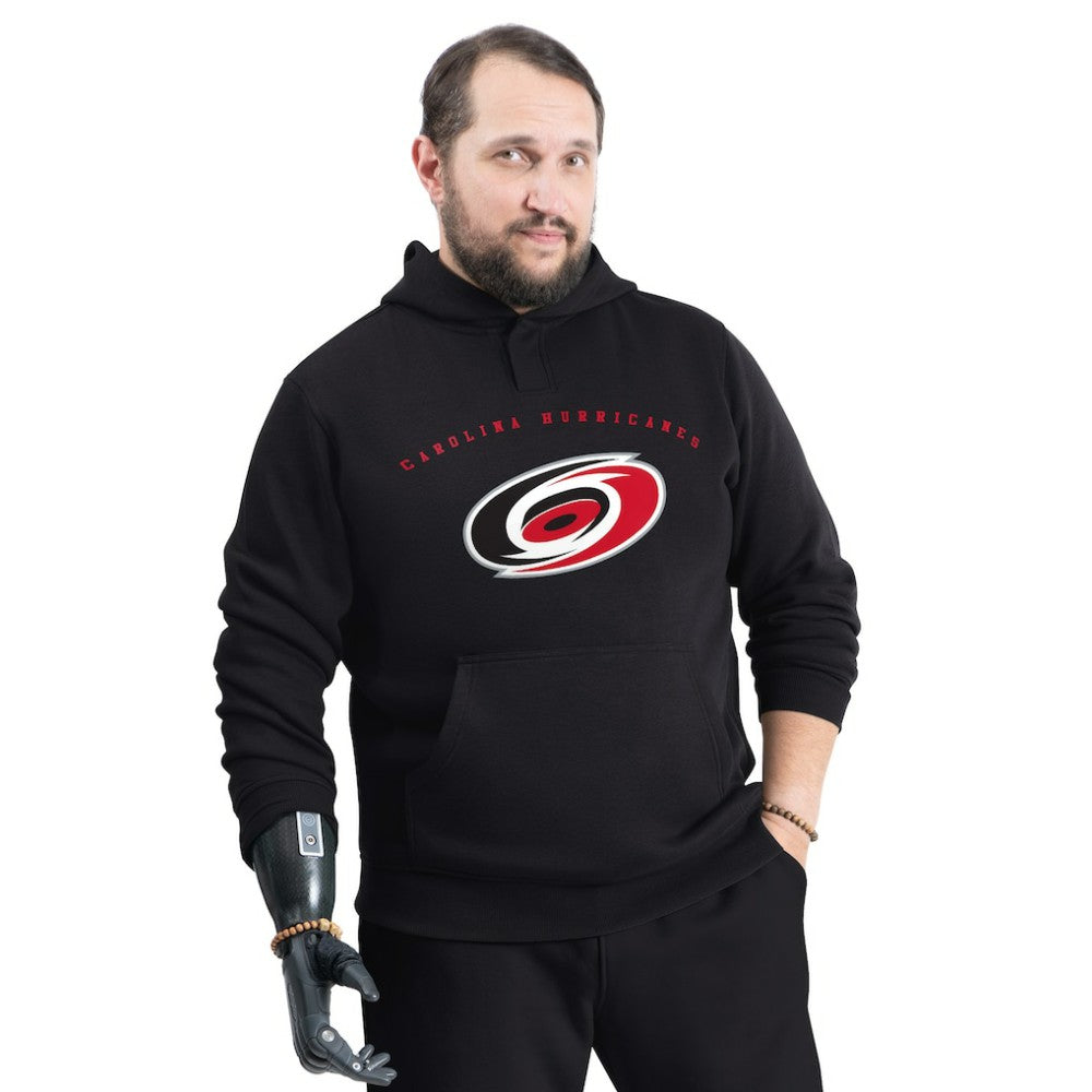 Carolina Hurricanes G-III Sports by Carl Banks Adaptive Classic Team Arc Fleece Hoodie - Black | US 203456984