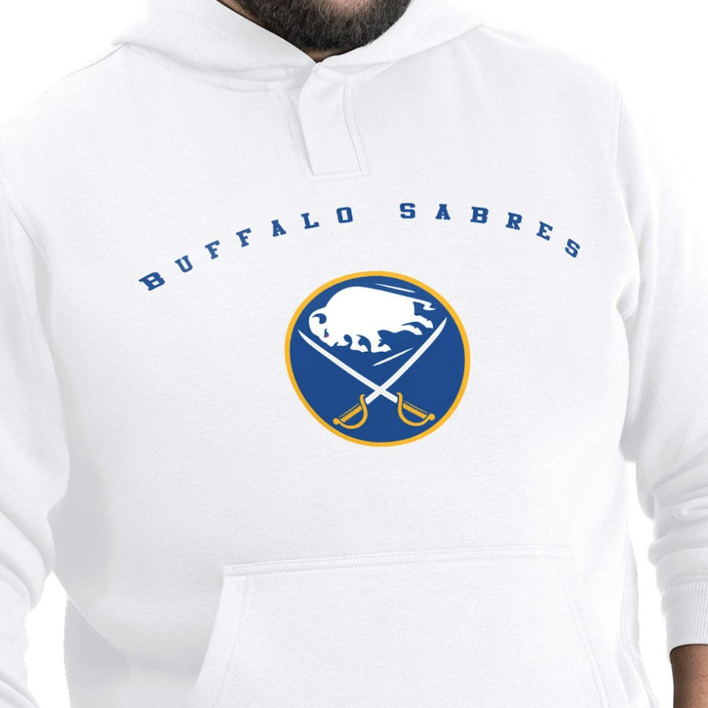 Buffalo Sabres G-III Sports by Carl Banks Adaptive Classic Team Arc Fleece Hoodie - White | US 203456987