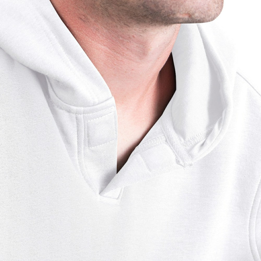 New York Rangers G-III Sports by Carl Banks Adaptive Classic Team Arc Fleece Hoodie - White | US 203456988