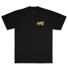 Green Bay Packers Born x Raised Unisex Pro Script T-Shirt - Black T-shirts
