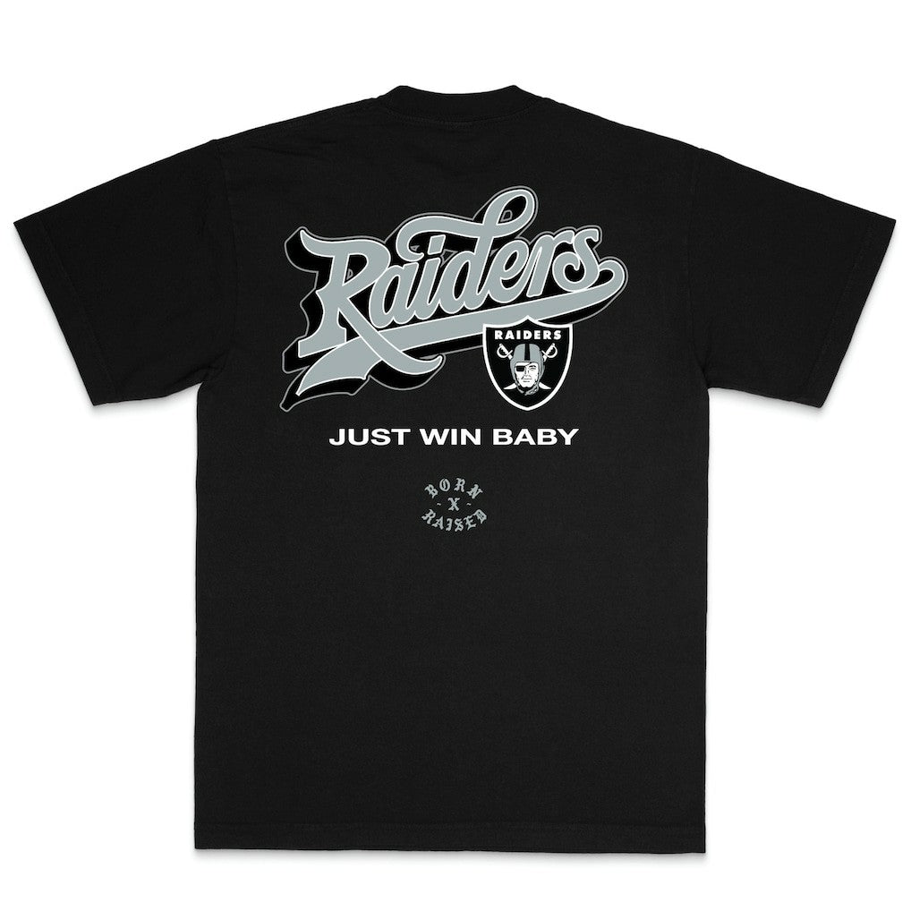 Las Vegas Raiders Born x Raised Unisex Pro Script T-Shirt - Black T-shirts