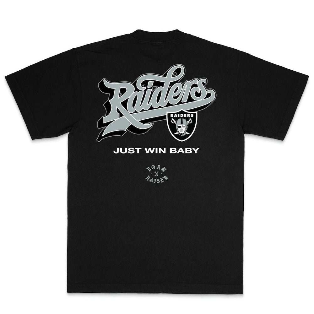 Las Vegas Raiders Born x Raised Unisex Pro Script T-Shirt - Black T-shirts