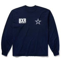 Dallas Cowboys Born x Raised Unisex Long Sleeve Local T-Shirt - Navy T-shirts