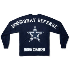 Dallas Cowboys Born x Raised Unisex Long Sleeve Local T-Shirt - Navy T-shirts
