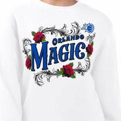 Orlando Magic G-III 4Her by Carl Banks Women's Roses Fleece Tri-Blend Sweatshirt White outlet