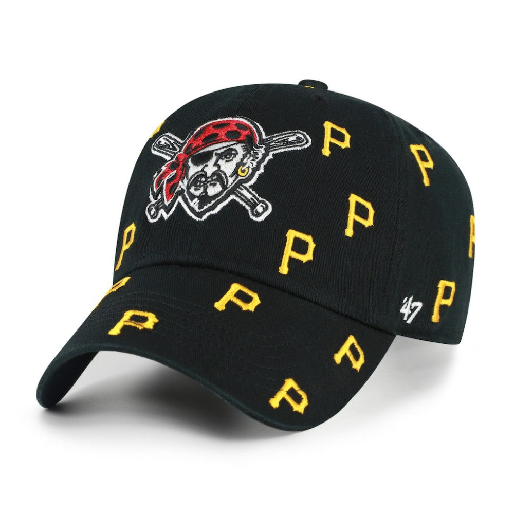 Pittsburgh Pirates '47 Women's Confetti Clean Up Adjustable Hat - Black Hats