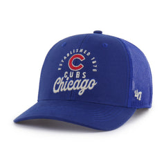 Chicago Cubs '47 Pitstop Trucker Adjustable Hat - Royal Hats