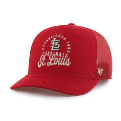 St. Louis Cardinals '47 Pitstop Trucker Adjustable Hat - Red Hats