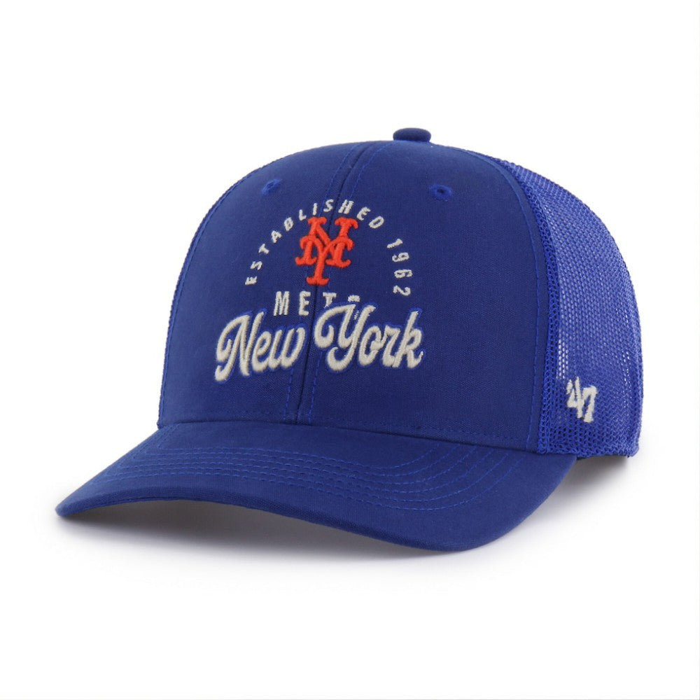 New York Mets '47 Pitstop Trucker Adjustable Hat - Royal Hats