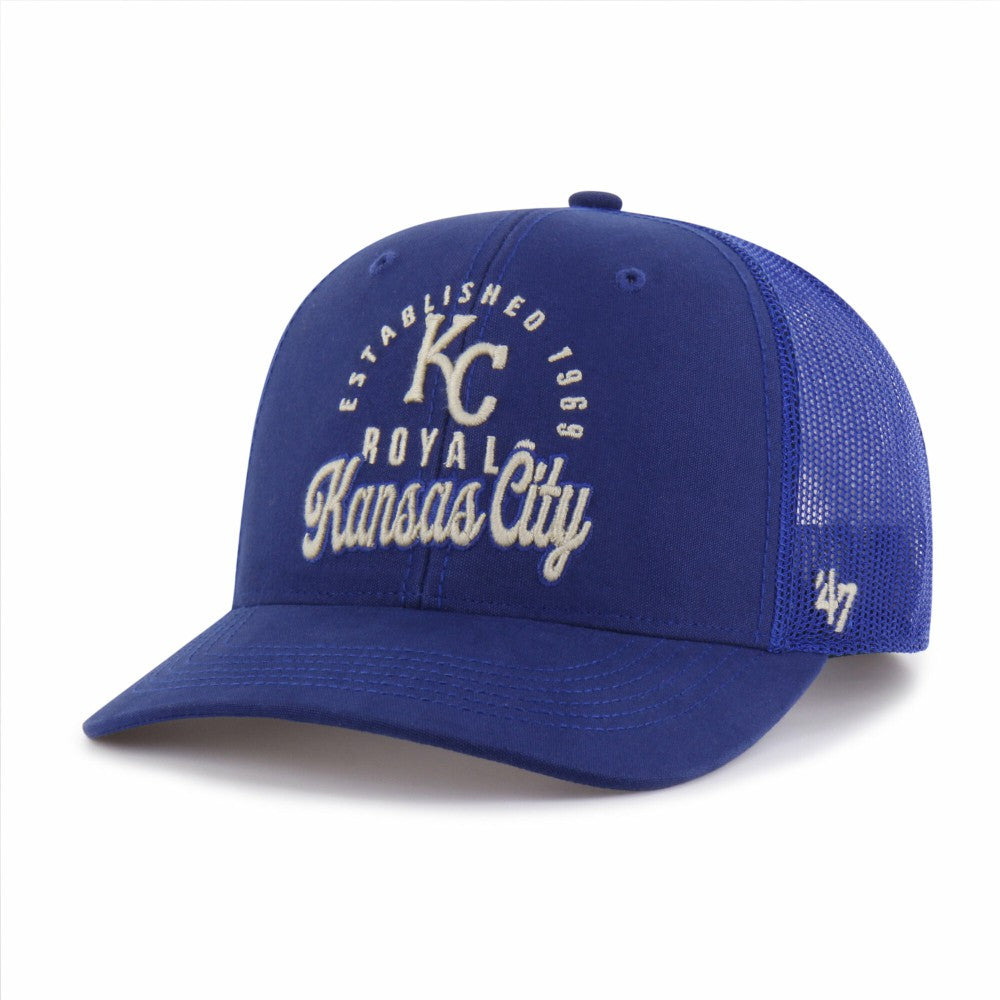 Kansas City Royals '47 Pitstop Trucker Adjustable Hat - Royal Hats