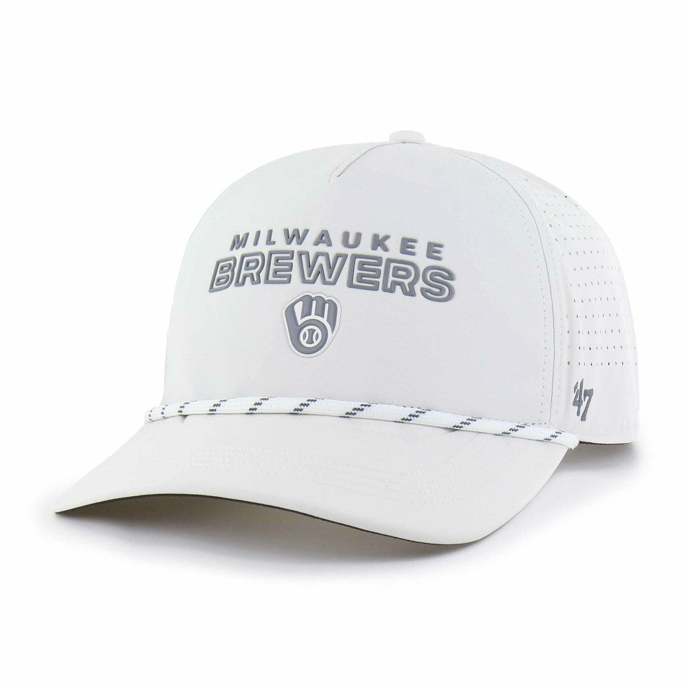 Milwaukee Brewers '47 Forward Vault Hitch Adjustable Hat - White Hats