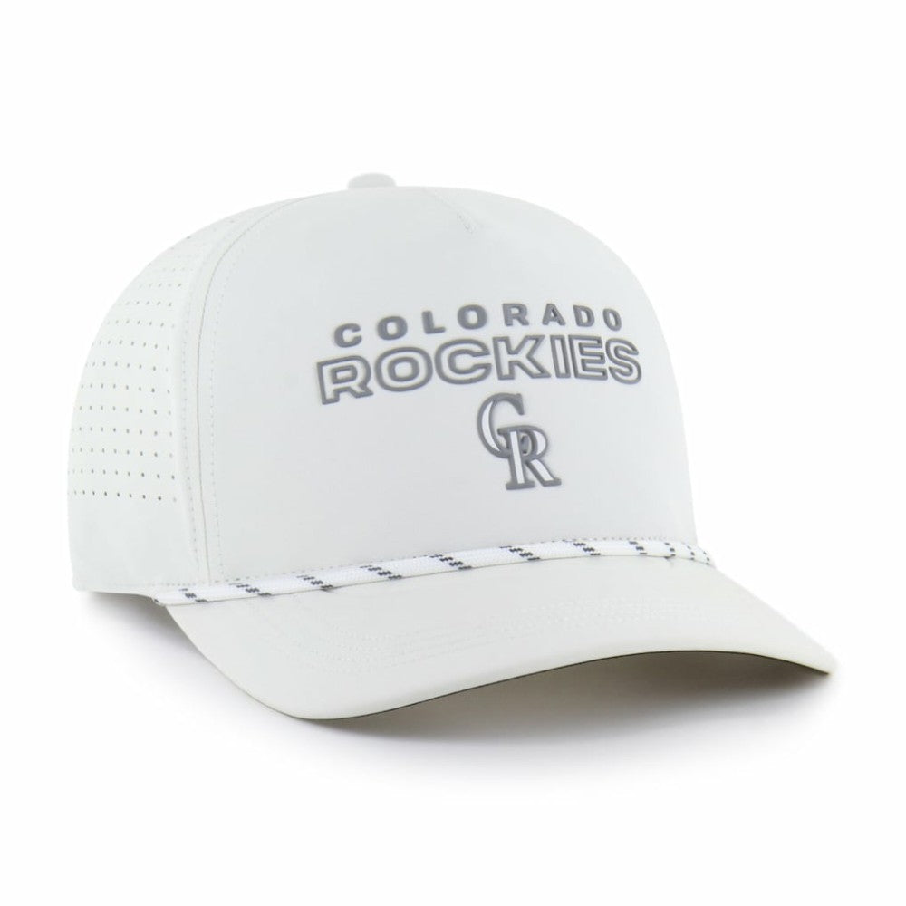 Colorado Rockies '47 Forward Vault Hitch Adjustable Hat - White Hats