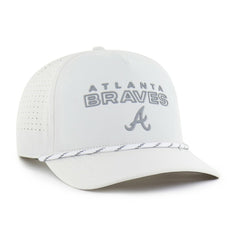 Atlanta Braves '47 Forward Vault Hitch Adjustable Hat - White Hats