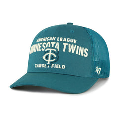Minnesota Twins '47 Contemporary Hitch Adjustable Trucker Hat - Teal Hats