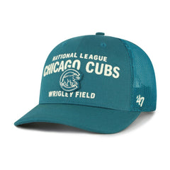 Chicago Cubs '47 Contemporary Hitch Adjustable Trucker Hat - Teal Hats